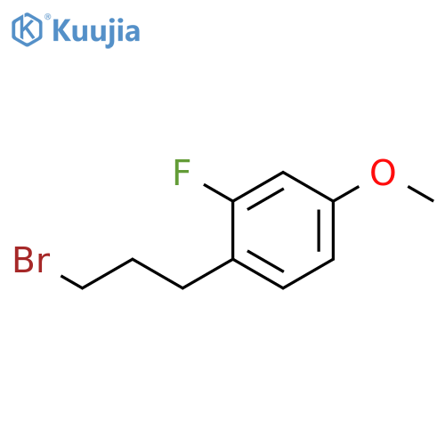 1-(3-bromopropyl)-2-fluoro-4-methoxybenzene structure