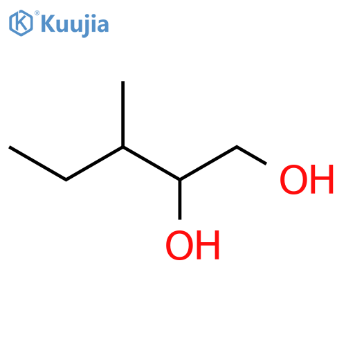 3-methylpentane-1,2-diol structure