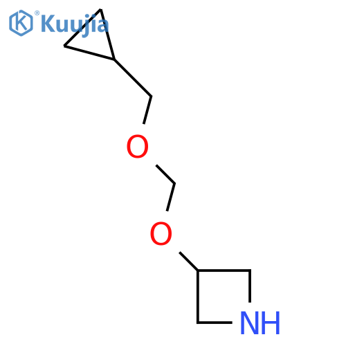 3-(cyclopropylmethoxy)methoxyazetidine structure