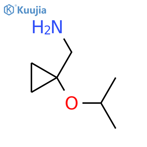 1-(propan-2-yloxy)cyclopropylmethanamine structure