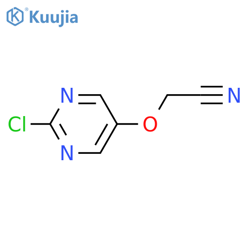 Acetonitrile, [(2-chloro-5-pyrimidinyl)oxy]- structure