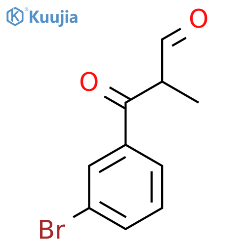 3-(3-Bromophenyl)-2-methyl-3-oxopropanal structure