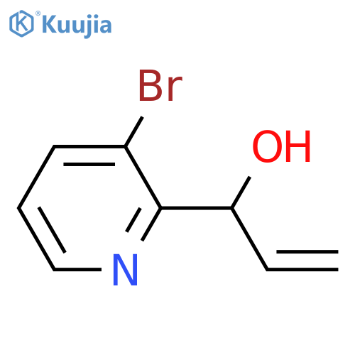 1-(3-bromopyridin-2-yl)prop-2-en-1-ol structure
