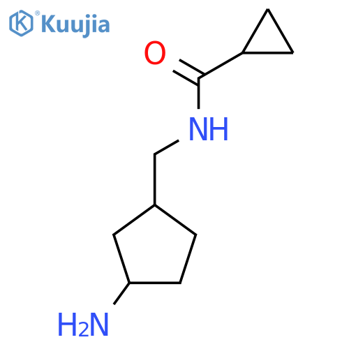 N-[(3-Aminocyclopentyl)methyl]cyclopropanecarboxamide structure