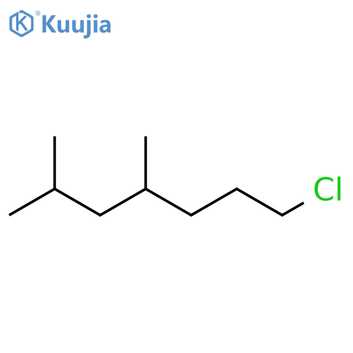 1-Chloro-4,6-dimethylheptane structure