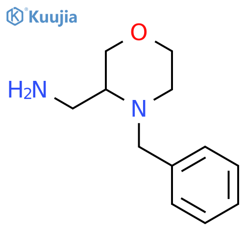 4-Benzyl-3-(aminomethyl)morpholine structure