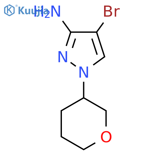 4-Bromo-1-(oxan-3-yl)-1H-pyrazol-3-amine structure