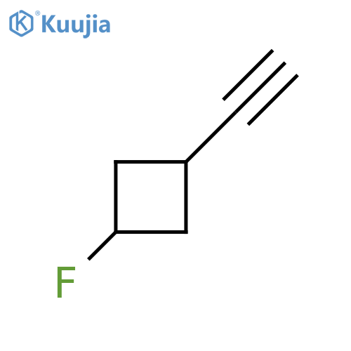 1-Ethynyl-3-fluorocyclobutane structure