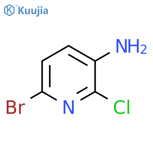 6-bromo-2-chloro-pyridin-3-amine structure