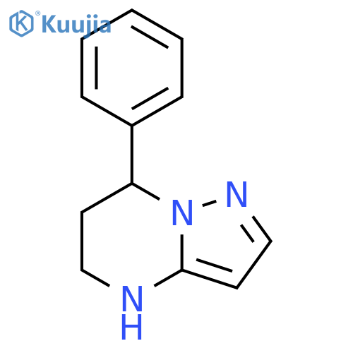 7-phenyl-4H,5H,6H,7H-pyrazolo1,5-apyrimidine structure
