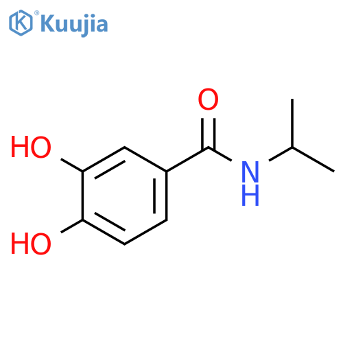 3,4-dihydroxy-N-(propan-2-yl)benzamide structure