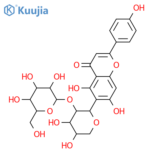 6-C-β-D-Xylopyranosyl-4',5,7-trihydroxyflavone; 2''-O-β-D-Glucopyranosyl structure