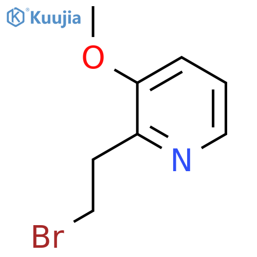 2-(2-bromoethyl)-3-methoxypyridine structure