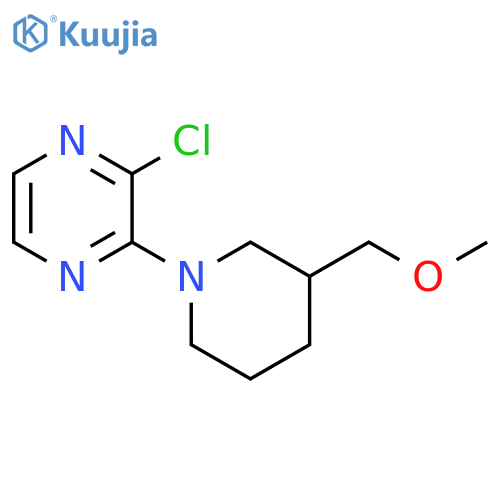 2-chloro-3-(3-(methoxymethyl)piperidin-1-yl)pyrazine structure