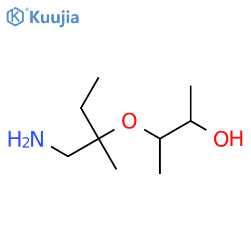 3-(1-amino-2-methylbutan-2-yl)oxybutan-2-ol structure