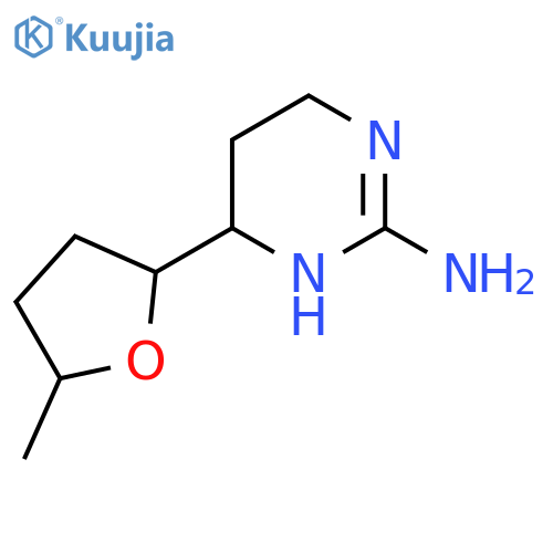 6-(5-Methyloxolan-2-yl)-1,4,5,6-tetrahydropyrimidin-2-amine structure