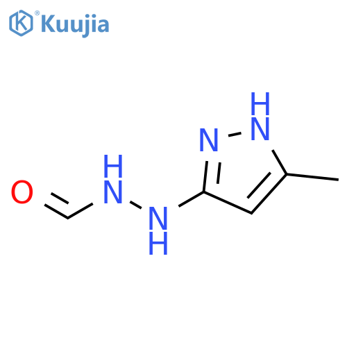 2-(5-methyl-1H-pyrazol-3-yl)-Hydrazinecarboxaldehyde structure