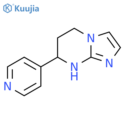 4-{5H,6H,7H,8H-imidazo1,2-apyrimidin-7-yl}pyridine structure