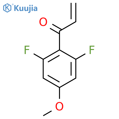 1-(2,6-difluoro-4-methoxyphenyl)prop-2-en-1-one structure