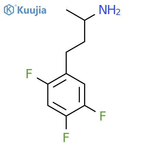4-(2,4,5-Trifluorophenyl)butan-2-amine structure