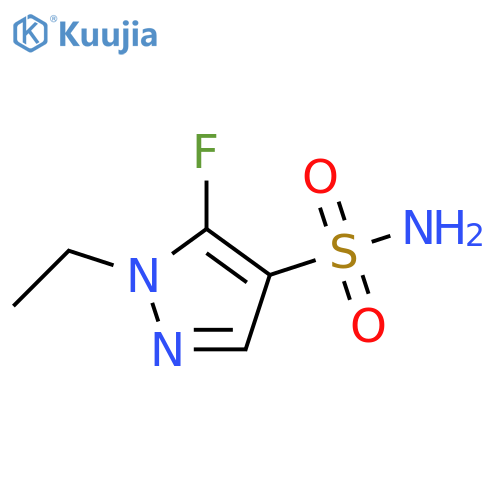 1-ethyl-5-fluoro-1H-pyrazole-4-sulfonamide structure