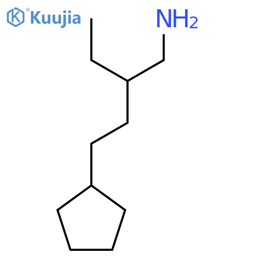[3-(Aminomethyl)pentyl]cyclopentane structure