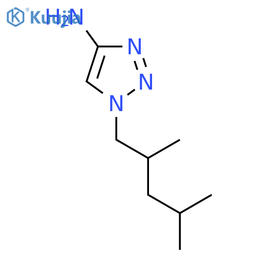 1-(2,4-dimethylpentyl)-1H-1,2,3-triazol-4-amine structure
