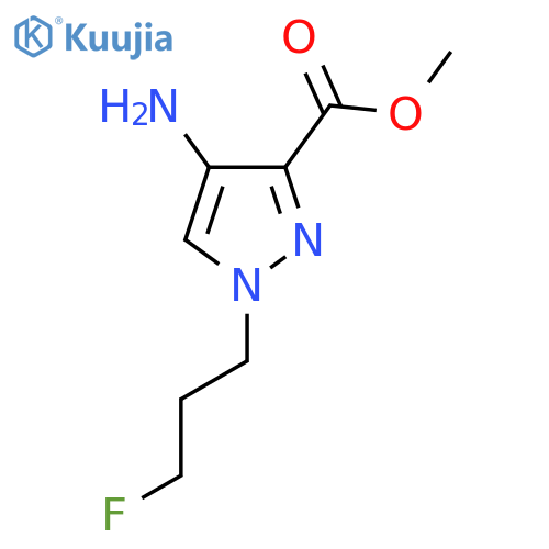 methyl 4-amino-1-(3-fluoropropyl)-1H-pyrazole-3-carboxylate structure
