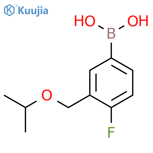 4-Fluoro-3-(isopropoxymethyl)phenylboronic acid structure