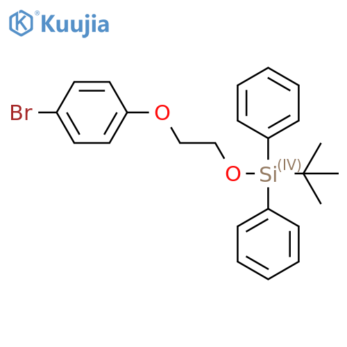 (2-(4-Bromophenoxy)ethoxy)(tert-butyl)diphenylsilane structure