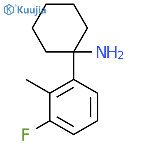 1-(3-fluoro-2-methylphenyl)cyclohexan-1-amine structure