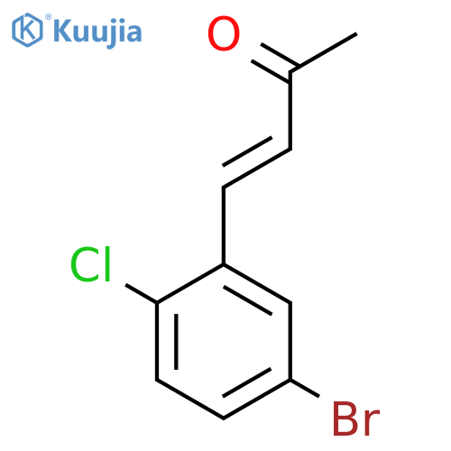 4-(5-bromo-2-chlorophenyl)but-3-en-2-one structure