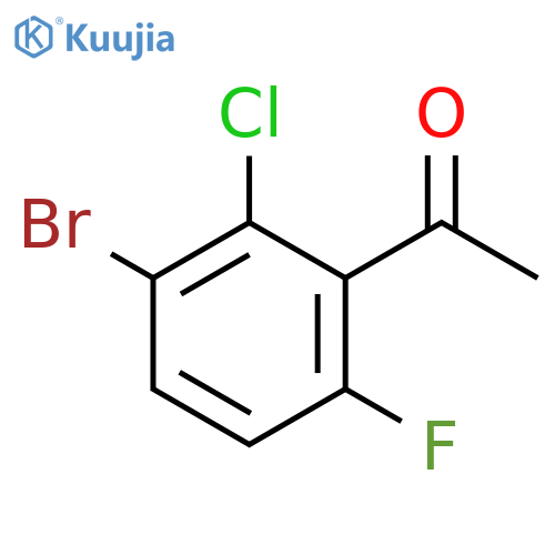 3'-Bromo-2'-chloro-6'-fluoroacetophenone structure