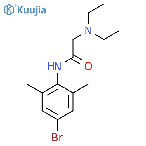4'-Bromo-2-(diethylamino)-2',6'-acetoxylidide structure