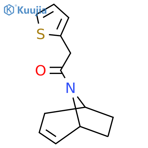 1-((1R,5S)-8-azabicyclo[3.2.1]oct-2-en-8-yl)-2-(thiophen-2-yl)ethanone structure