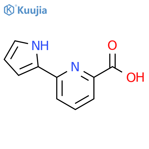 6-(1H-pyrrol-2-yl)pyridine-2-carboxylic acid structure