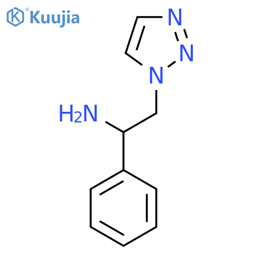1-phenyl-2-(1H-1,2,3-triazol-1-yl)ethan-1-amine structure