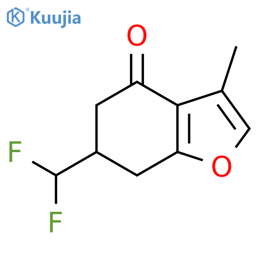 6-Difluoromethyl-3-methyl-6,7-dihydro-5H-benzofuran-4-one structure