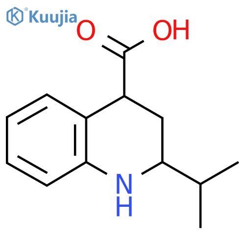 2-Isopropyl-1,2,3,4-tetrahydroquinoline-4-carboxylic acid structure
