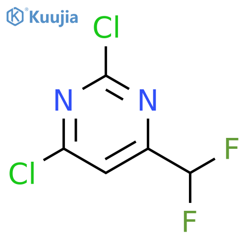 2,4-Dichloro-6-(difluoromethyl)pyrimidine structure
