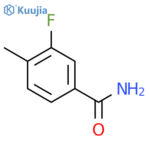 3-Fluoro-4-methylbenzamide structure