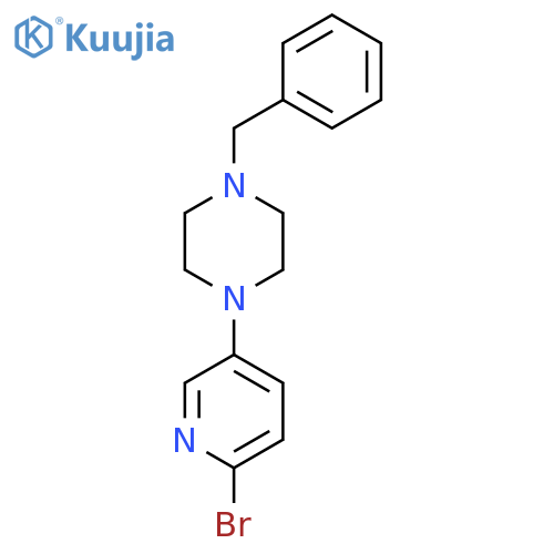 1-Benzyl-4-(6-bromopyridin-3-yl)piperazine structure