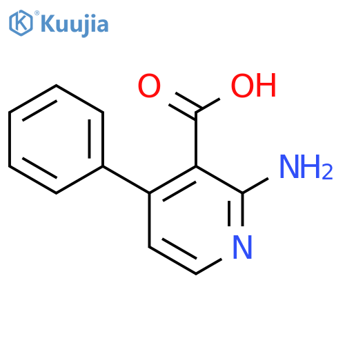 2-Amino-4-phenylnicotinic acid structure