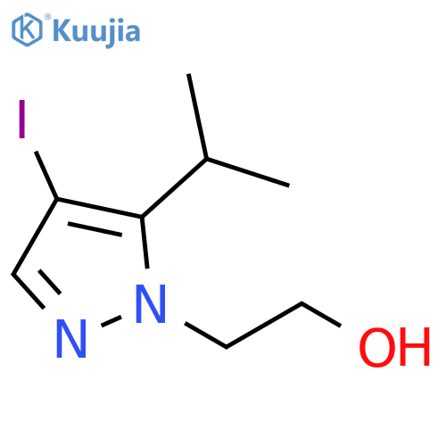 2-(4-Iodo-5-isopropyl-pyrazol-1-yl)-ethanol structure