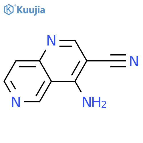 4-Amino-1,6-naphthyridine-3-carbonitrile structure