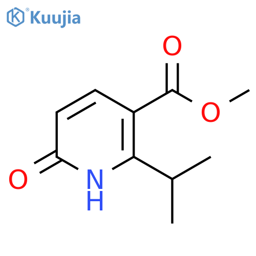 methyl 6-oxo-2-(propan-2-yl)-1,6-dihydropyridine-3-carboxylate structure