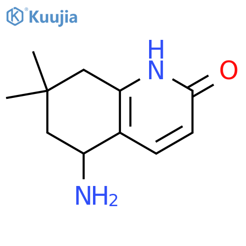 5-Amino-7,7-dimethyl-5,6,7,8-tetrahydro-1H-quinolin-2-one structure
