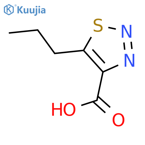 5-Propyl-[1,2,3]thiadiazole-4-carboxylic acid structure