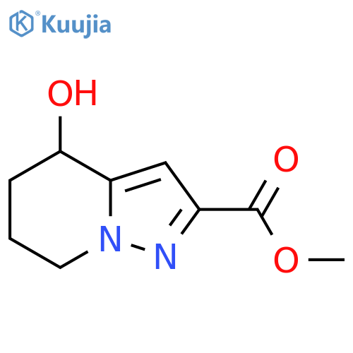 Methyl 4-hydroxy-4,5,6,7-tetrahydropyrazolo[1,5-a]pyridine-2-carboxylate structure