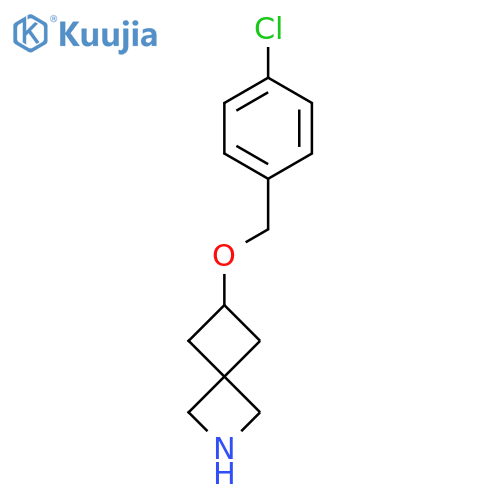 6-((4-Chlorobenzyl)oxy)-2-azaspiro[3.3]heptane structure